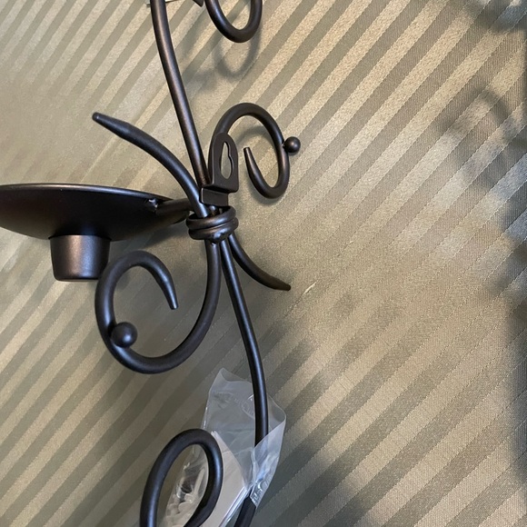 Partylite Elegant Black Wall Sconce Set - Picture 4 of 6